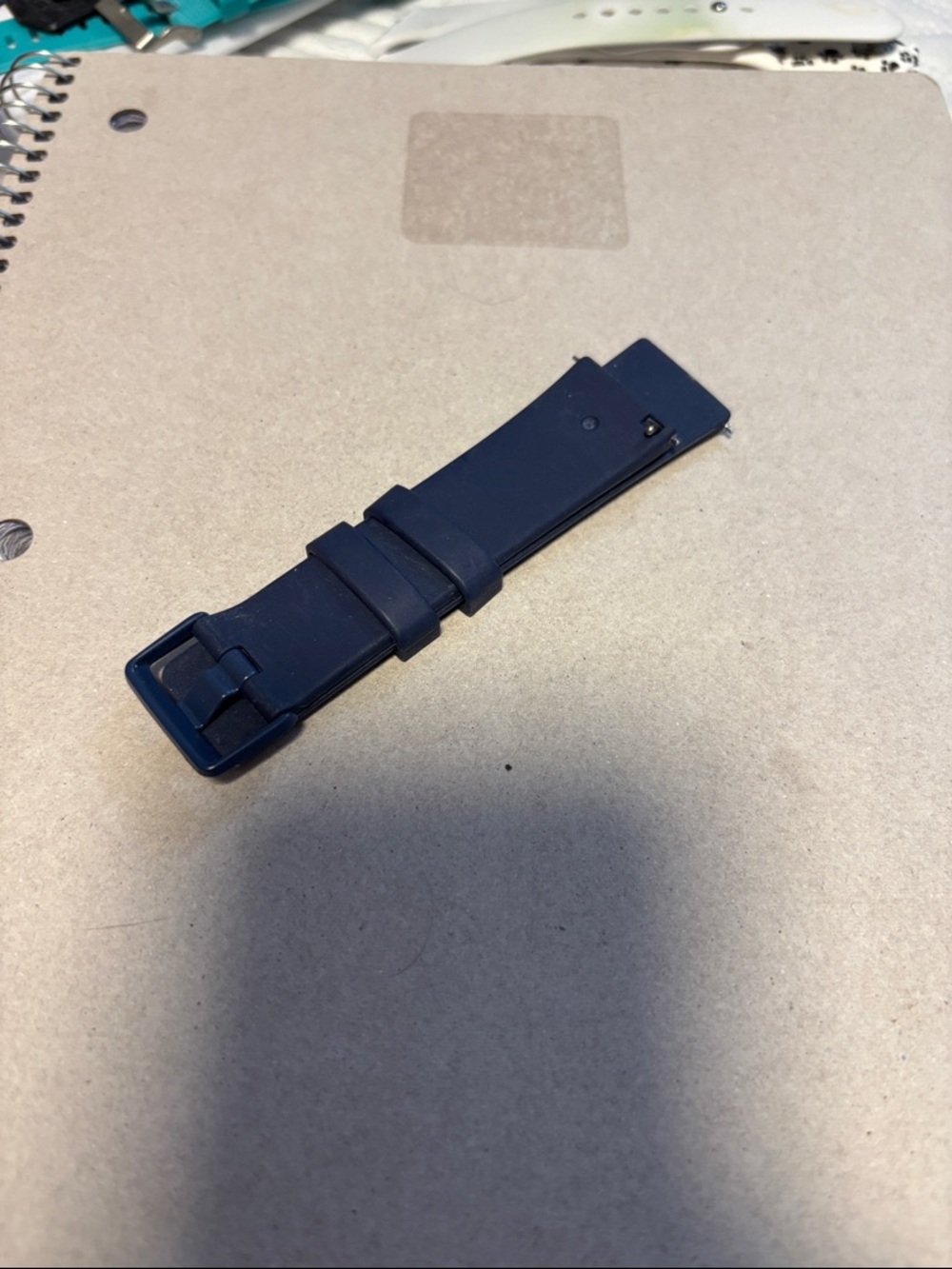 Navy Silicone Apple Watch Strap - Replacement Band‎
